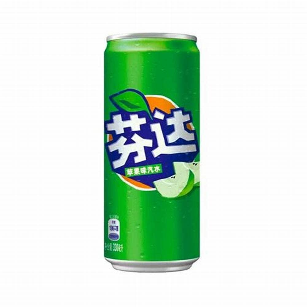 Fanta de manzana 330 ml (China)