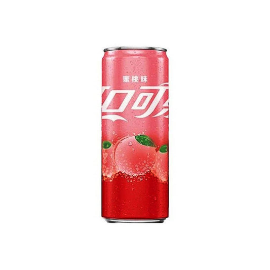 Lata de Coca Cola Melocotón 330 ml