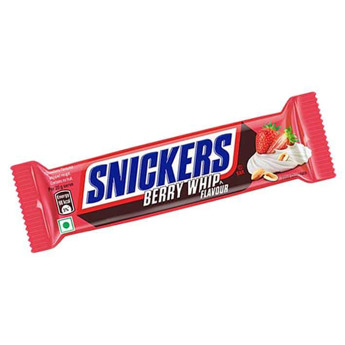 Barra individual de Snickers Berry Whip de 40 g