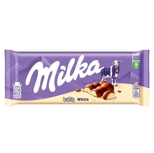 Milka Bubbly White 95g (European)