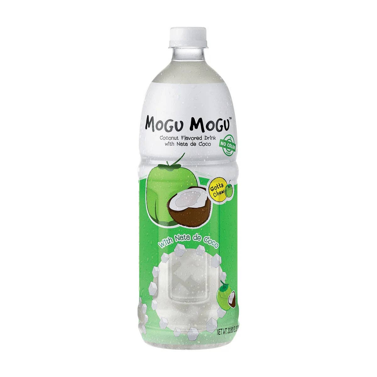 Bebida con sabor a coco Mogu Mogu y cubitos de gelatina de coco 1L (Tailandia)