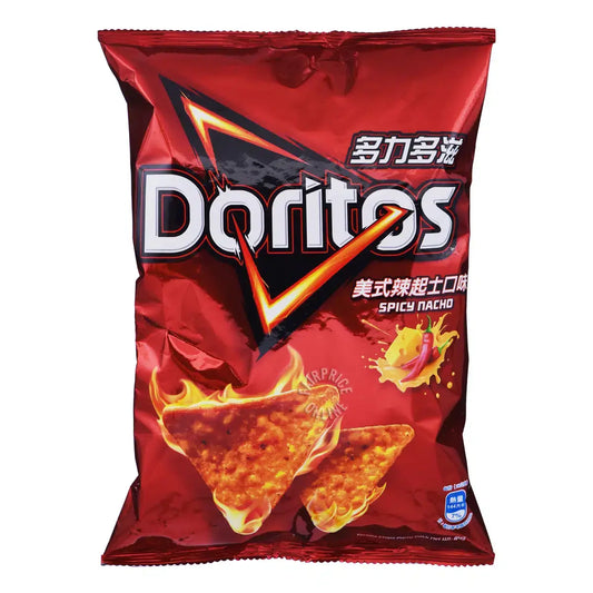 Doritos sabor a queso nacho picante (China)